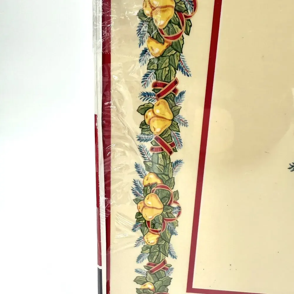 MARLENE MOORE VTG Pimpernel Cork Place Mats Set/4 ENGLAND 12 DAYS OF CHRISTMAS